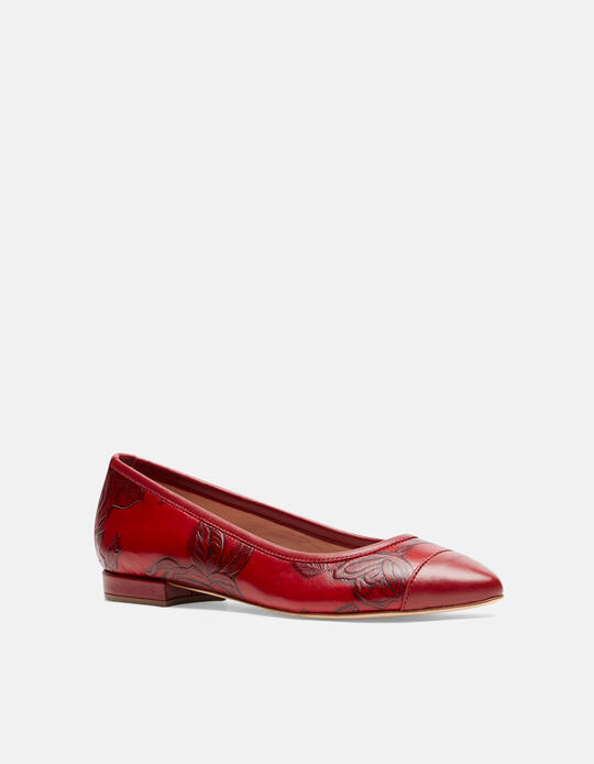 Mimi flat ROSSO - Women Shoes | ShoesCuoieria Fiorentina
