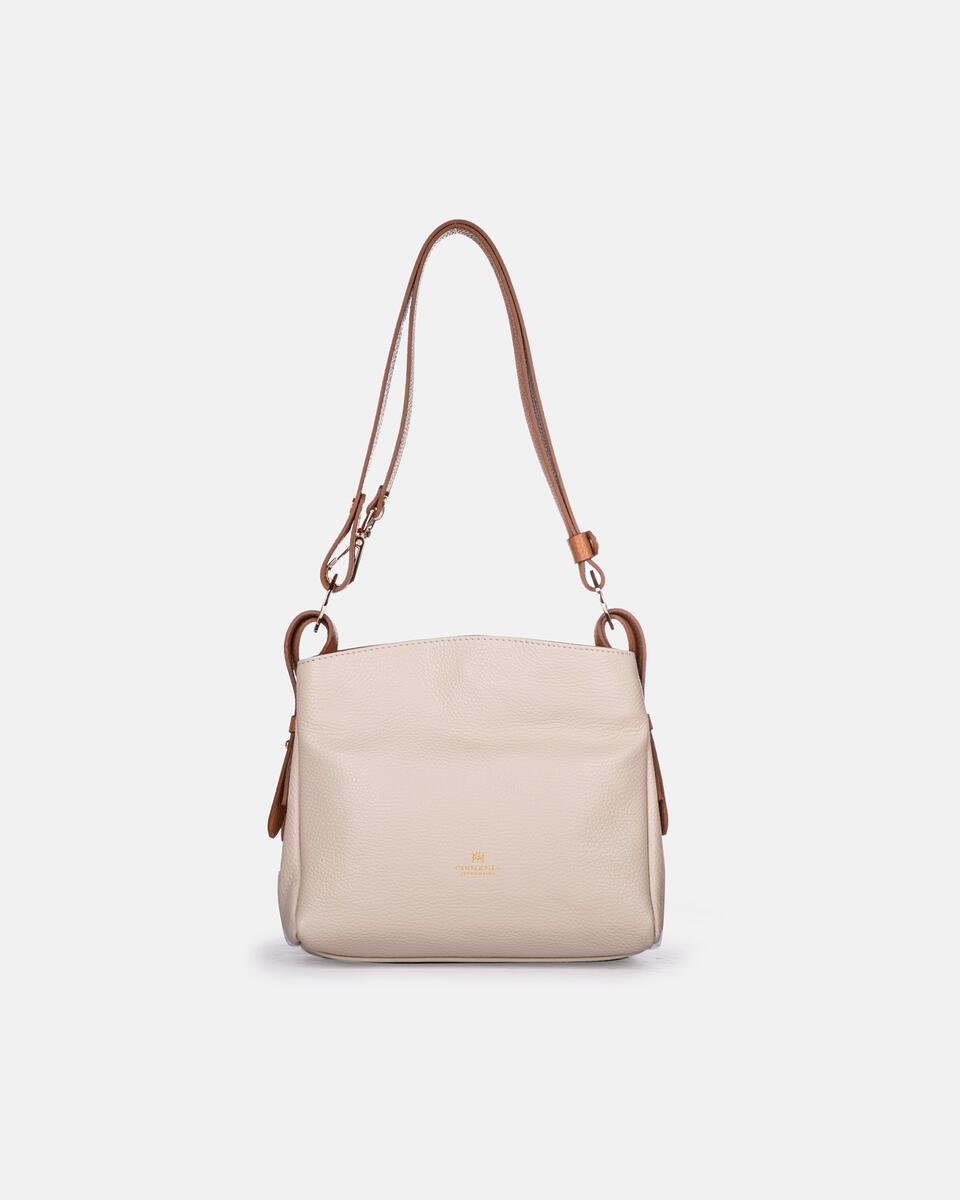 Hobo piccola Borse Donna Beige