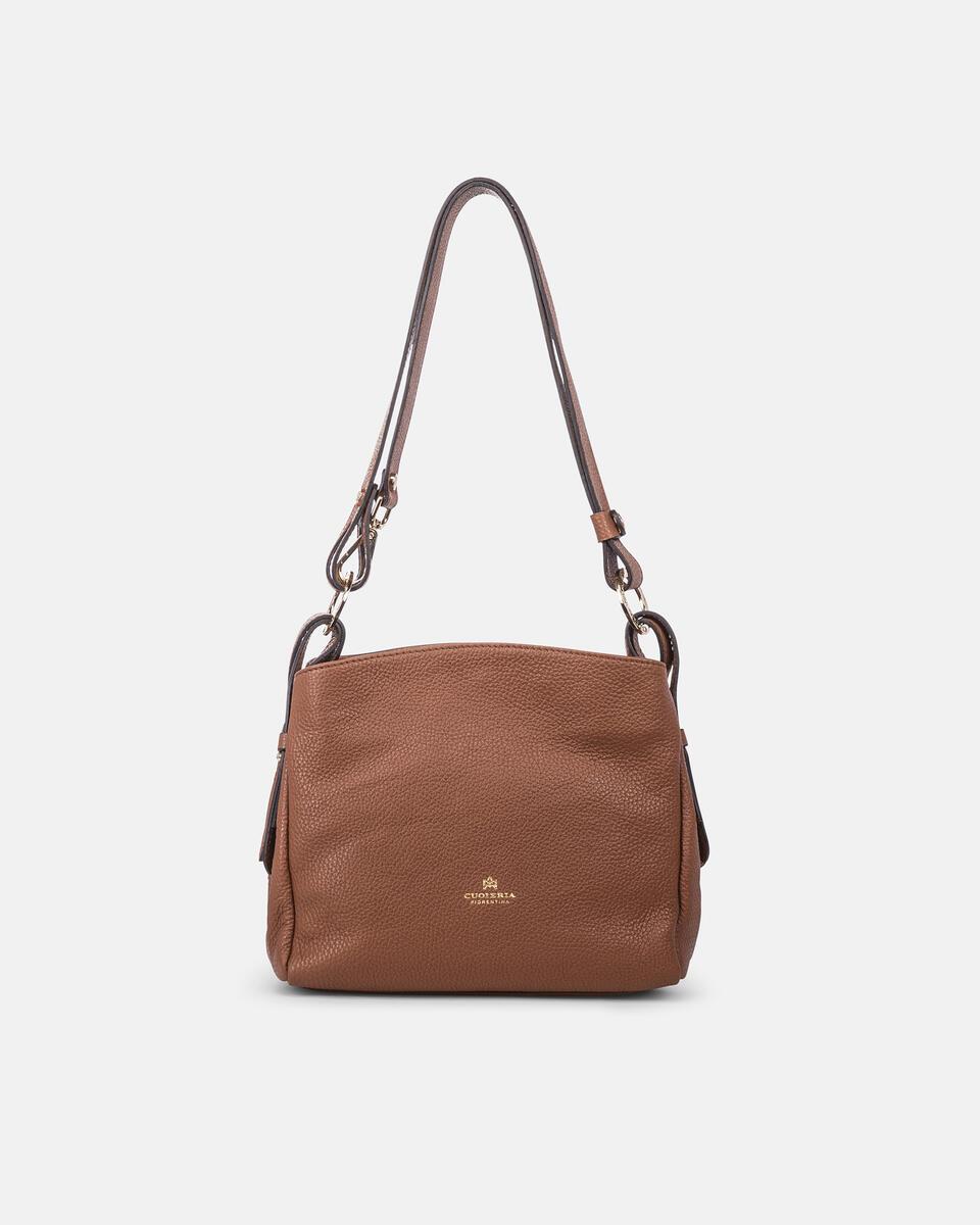 Small hobo bag Caramel  - Shoulder Bags - Women's Bags - Bags - Cuoieria Fiorentina