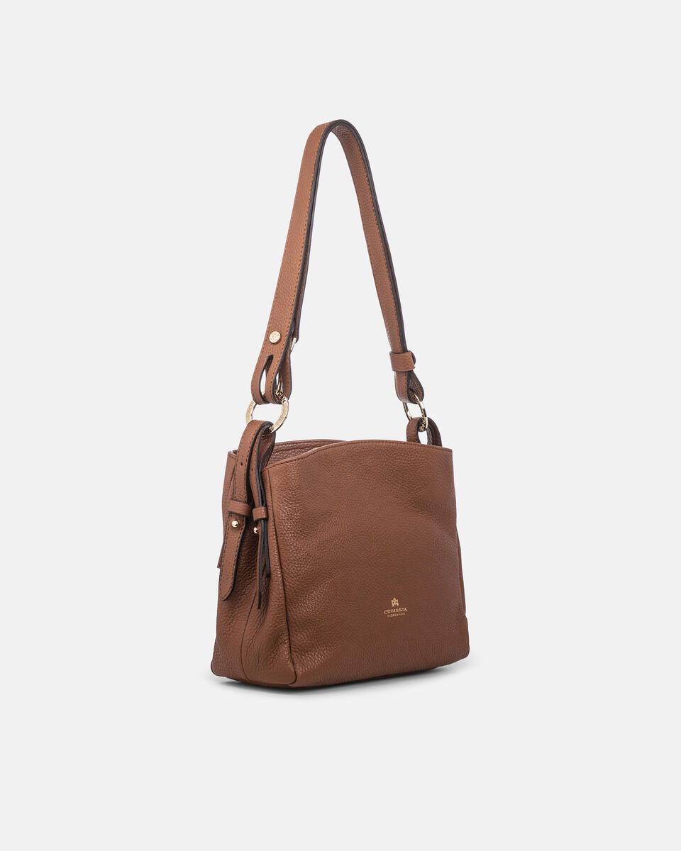 Small Hobo Bag Caramel | Women's Bags | Cuoieria Fiorentina Europe