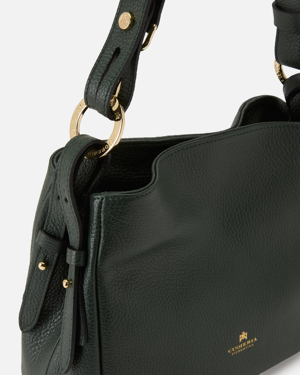Small hobo bag Moss  - Shoulder Bags - Women's Bags - Bags - Cuoieria Fiorentina