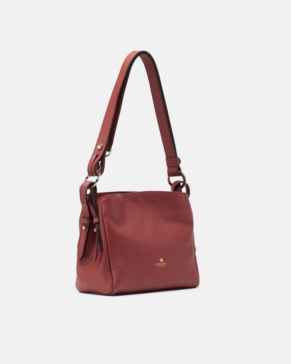 Small hobo Rosewood  - Shoulder Bags - Women's Bags - Bags - Cuoieria Fiorentina