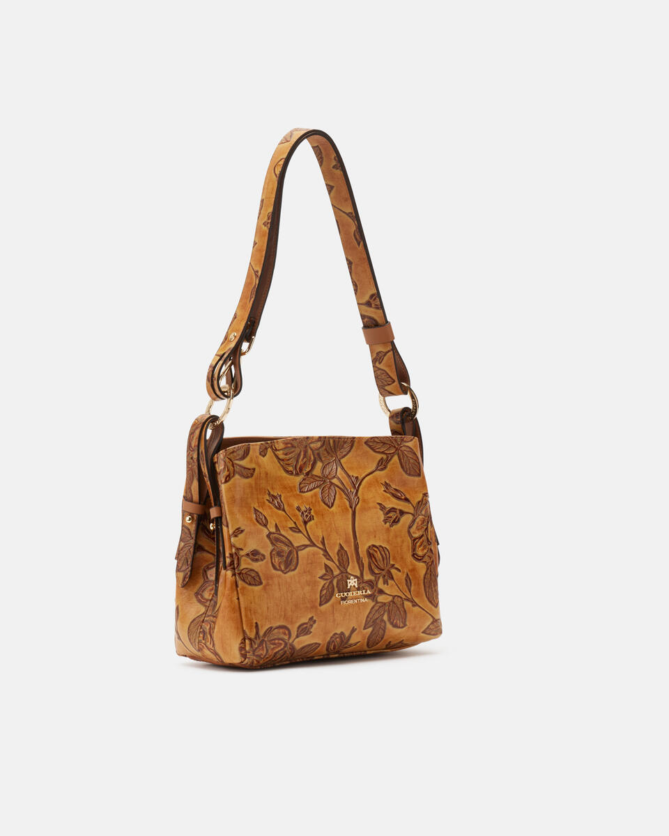 Mimi borsa a spalla piccola con tracolla estensibile Beige  - Borse A Spalla - Borse Donna - Borse - Cuoieria Fiorentina