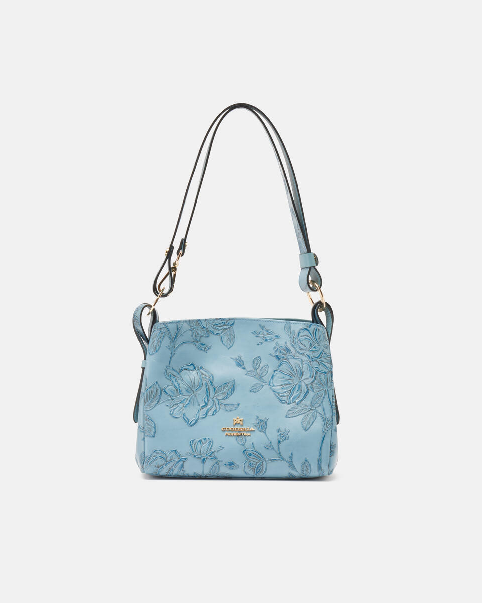 HOBO BAG Light blue  - Shoulder Bags - Women's Bags - Bags - Cuoieria Fiorentina