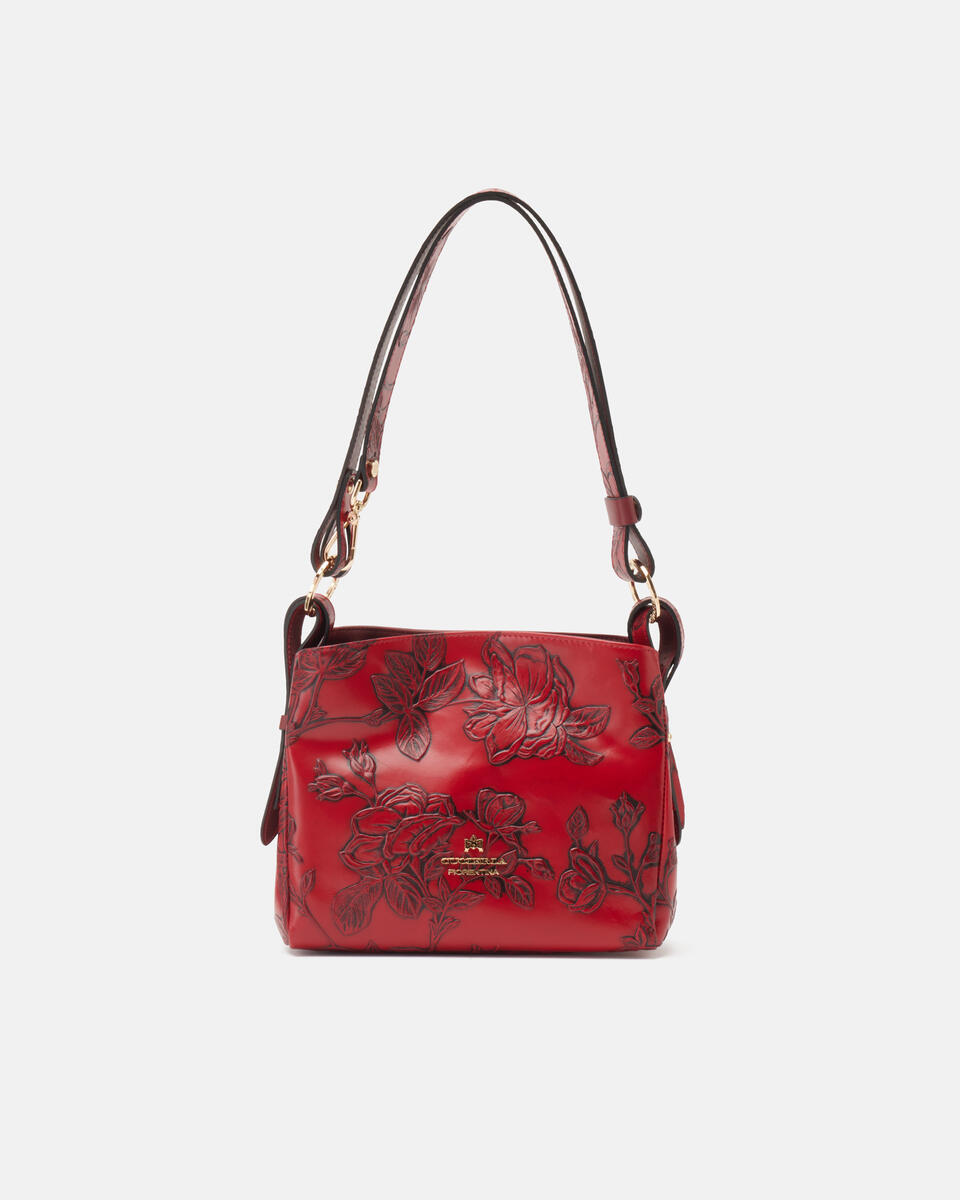 Hobo piccola Borse Donna Rosso