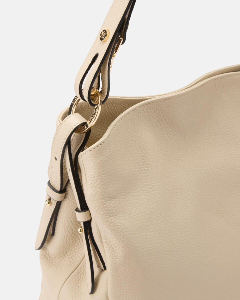 HOBO BAG Prosecco  - Shoulder Bags - Women's Bags - Bags - Cuoieria Fiorentina