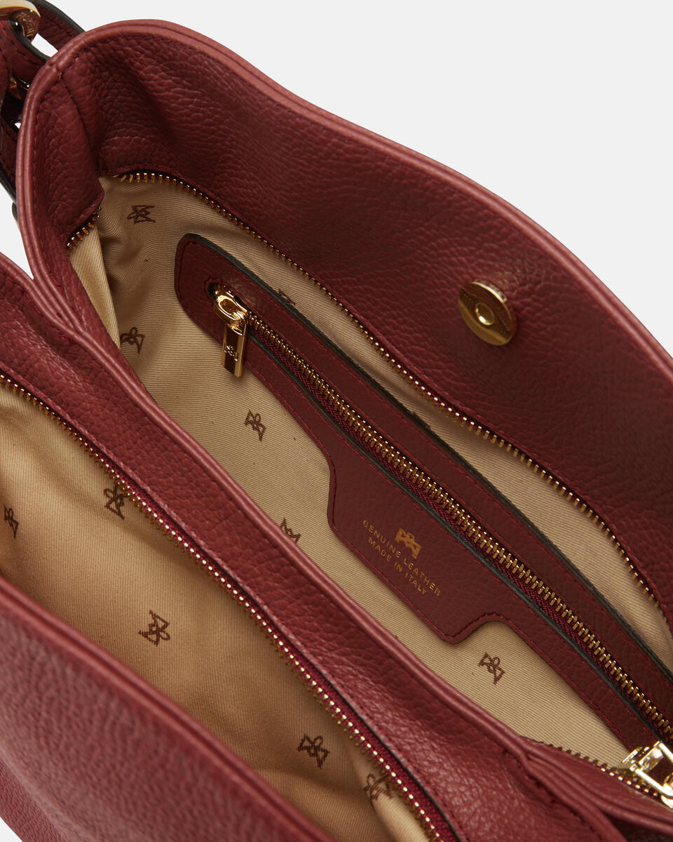 Velvet borsa a spalla grande con tracolla estensibile Rosewood  - Tracolla - Borse Donna - Borse - Cuoieria Fiorentina