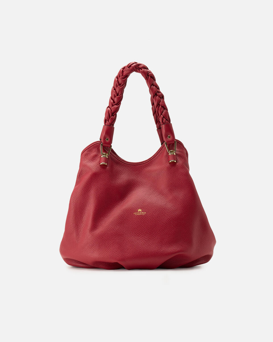 SHOPPING BAG Cherry  - Cuoieria Fiorentina