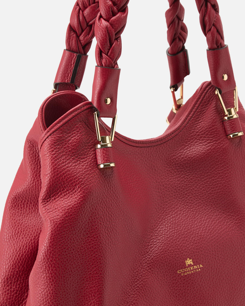 SHOPPING BAG Cherry  - Cuoieria Fiorentina