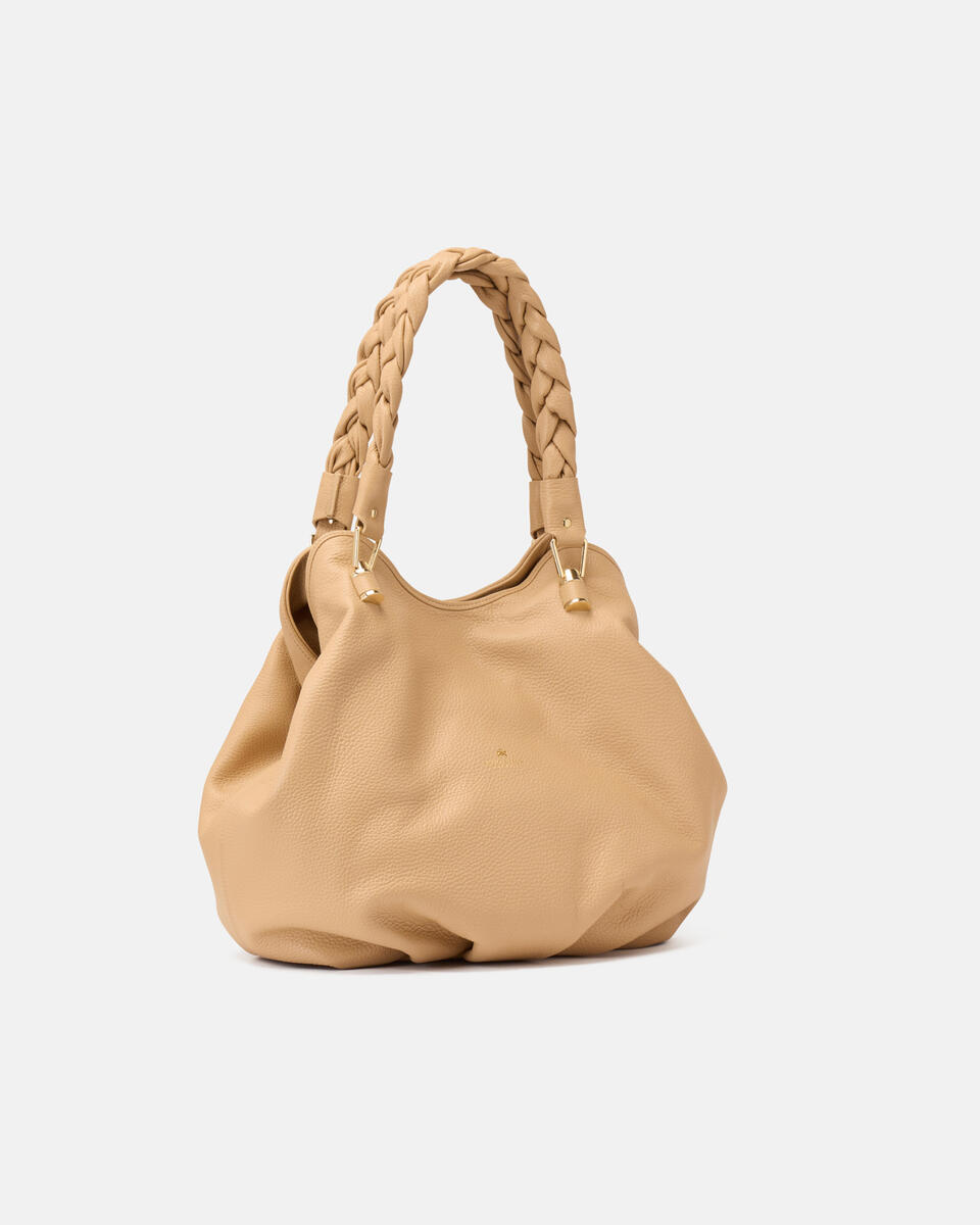 SHOPPING BAG Nude  - Cuoieria Fiorentina