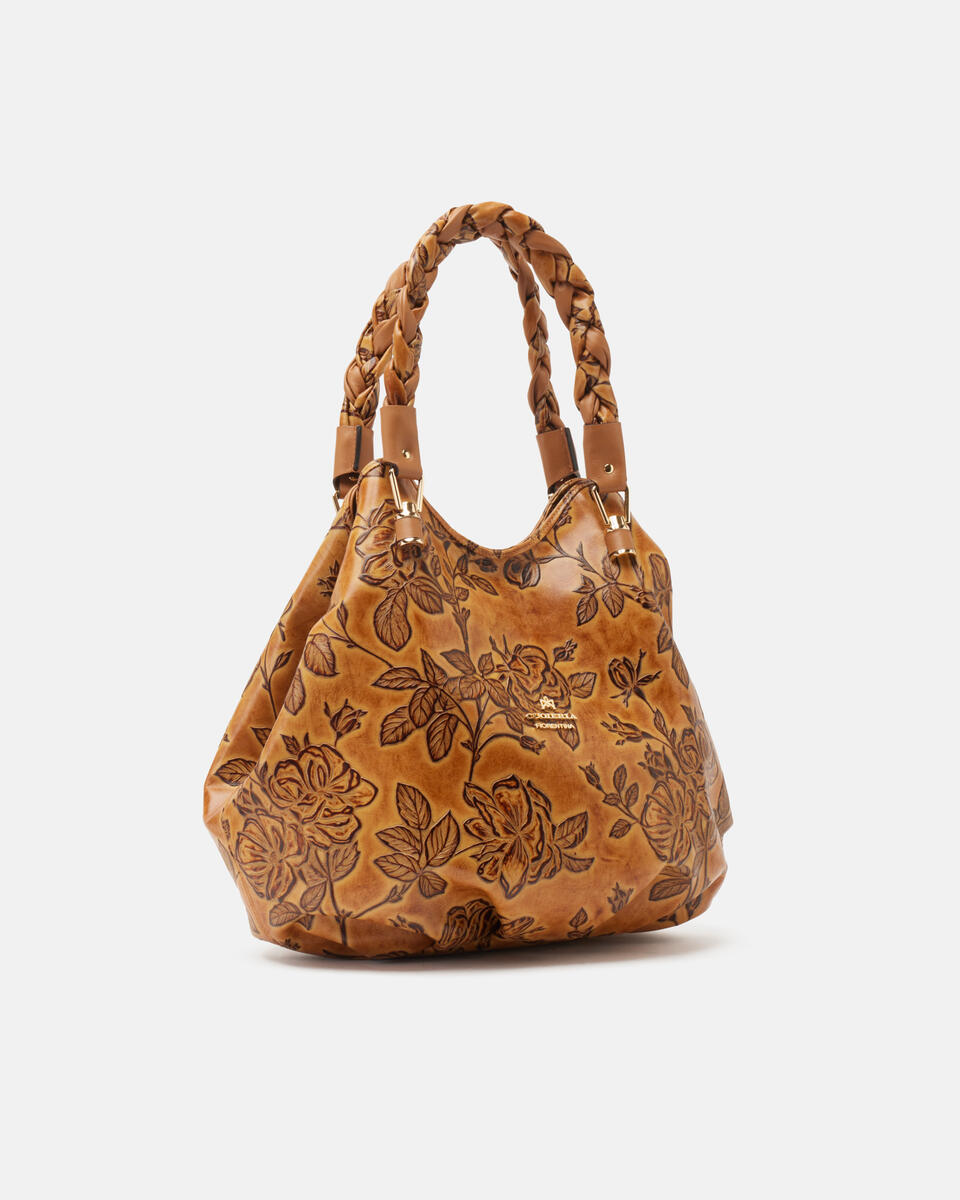 HOBO BAG Beige  - Shoulder Bags - Women's Bags - Bags - Cuoieria Fiorentina