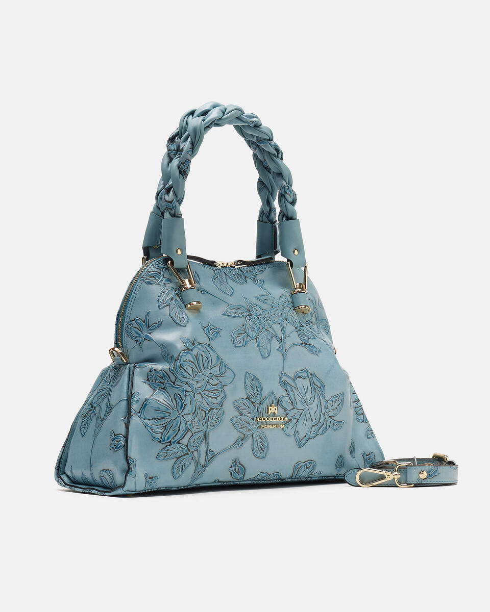 Tote bag Light blue  - Tote Bag - Women's Bags - Bags - Cuoieria Fiorentina