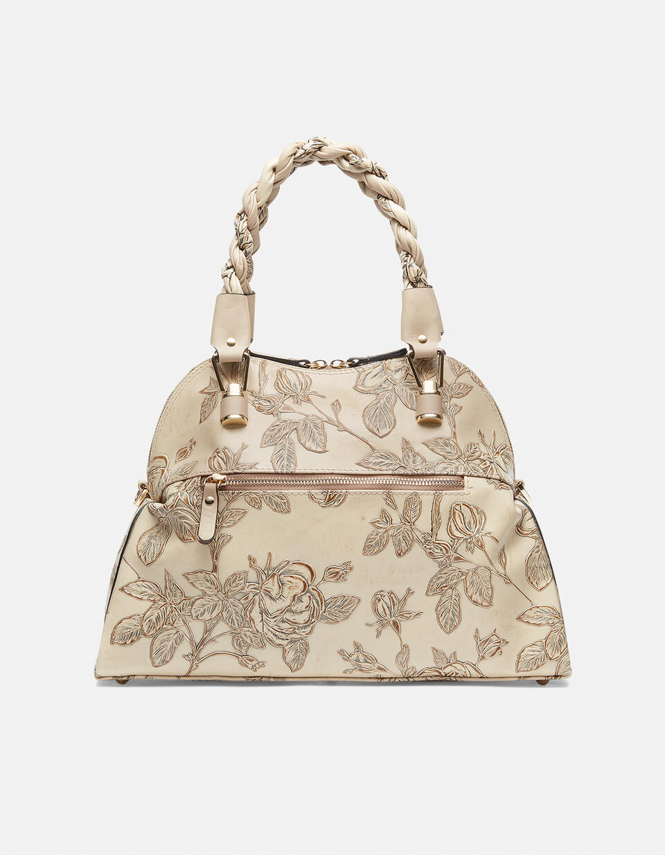 Tote bag Mimì con profilo triangolare Taupe  - Tote Bag - Borse Donna - Borse - Cuoieria Fiorentina