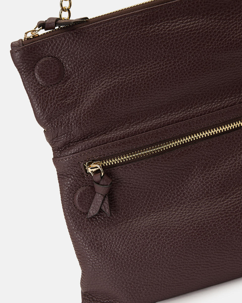 Shoulder bag Coffee  - Cuoieria Fiorentina