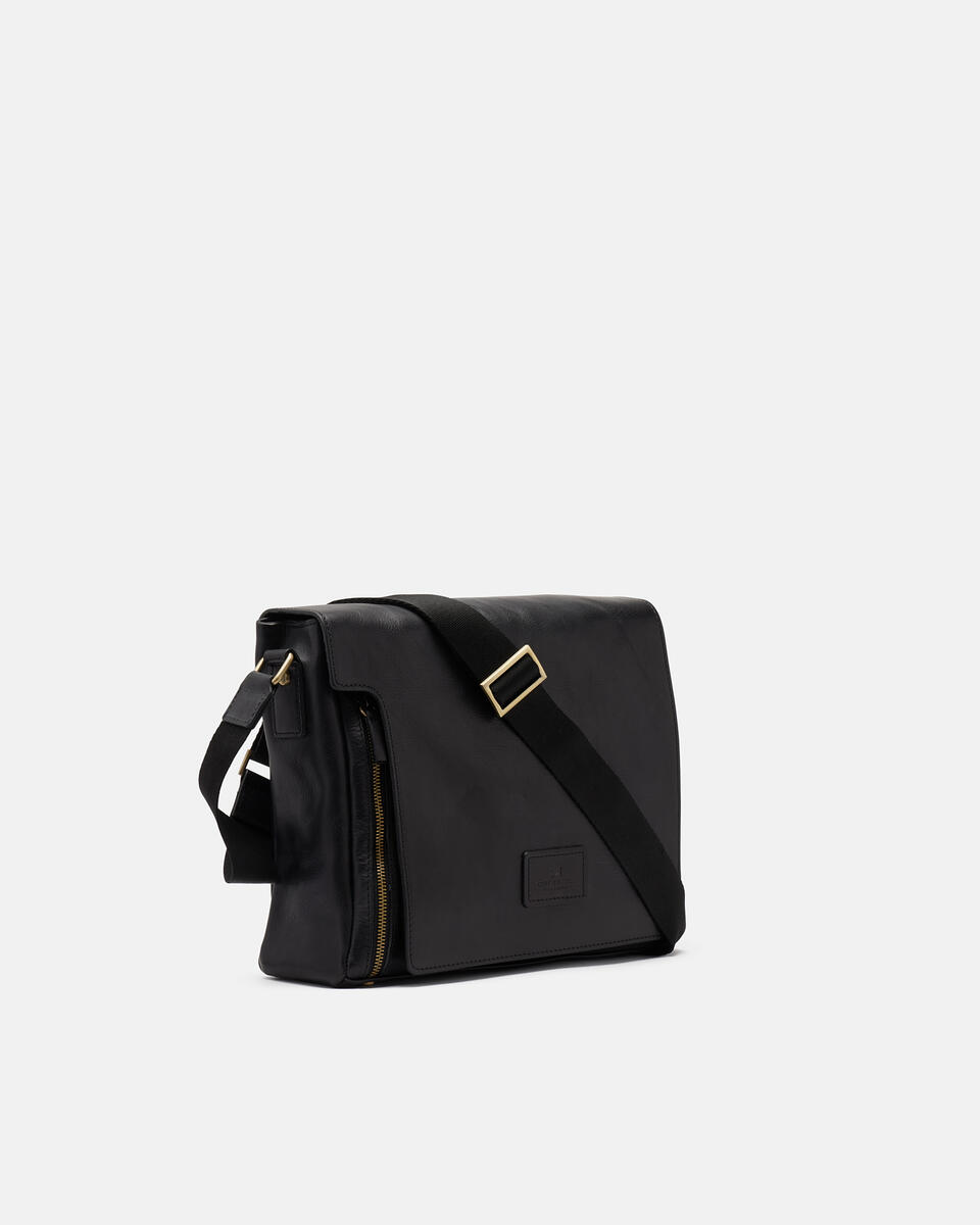 Messenger Black  - Crossbody Bags - Men's Bags - Bags - Cuoieria Fiorentina