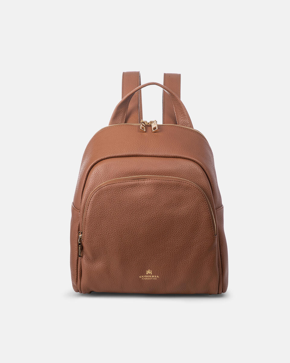 Backpack Caramel  - Backpacks & Toiletry Bag - Travel Bags - Cuoieria Fiorentina