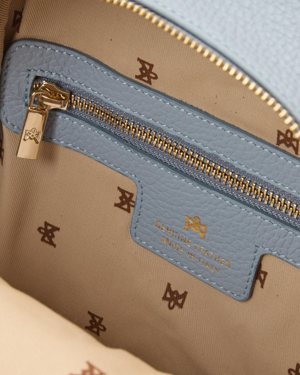 Velvet zainetto urban con zip e spallacci regolabili Cloud  - Zaini - Borse Donna - Borse - Cuoieria Fiorentina