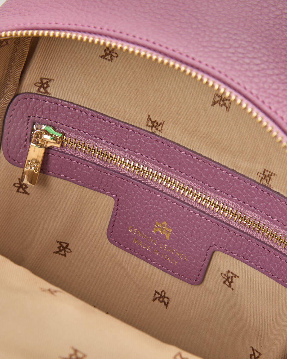 Velvet zainetto urban con zip e spallacci regolabili Heather  - Zaini - Borse Donna - Borse - Cuoieria Fiorentina