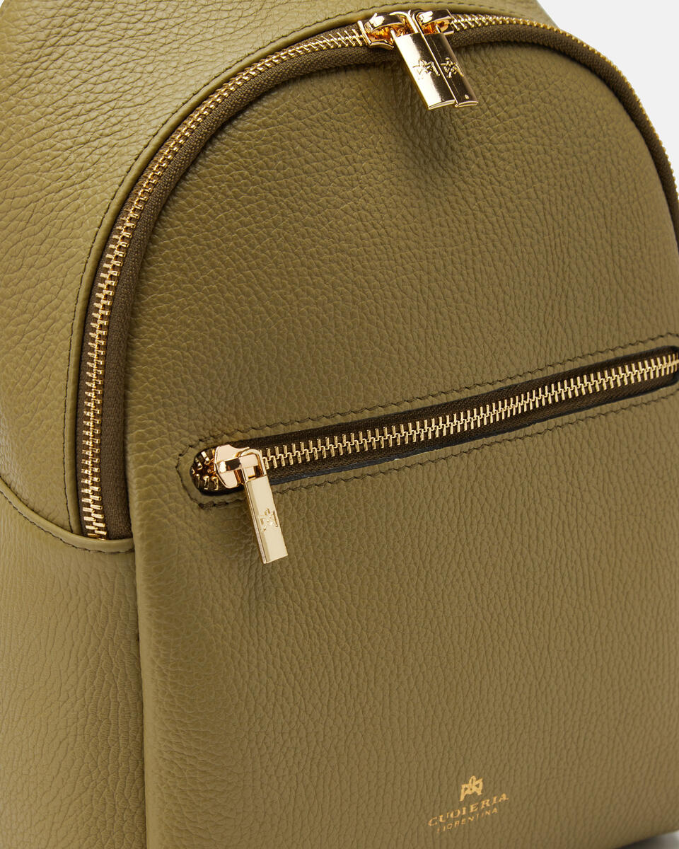 Small backpack Olive  - Backpacks - Women's Bags - Bags - Cuoieria Fiorentina