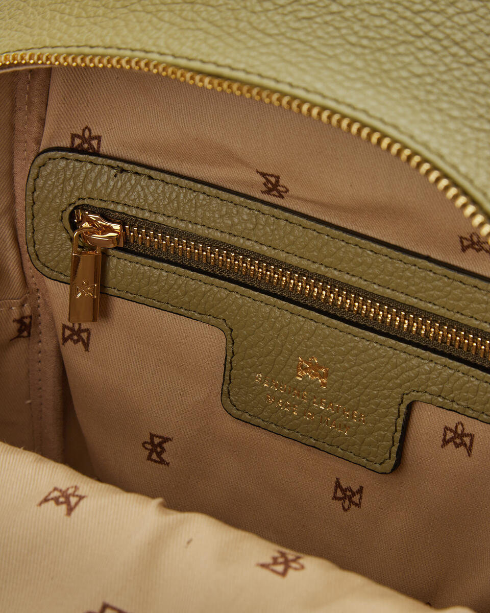 Small backpack Olive  - Backpacks - Women's Bags - Bags - Cuoieria Fiorentina
