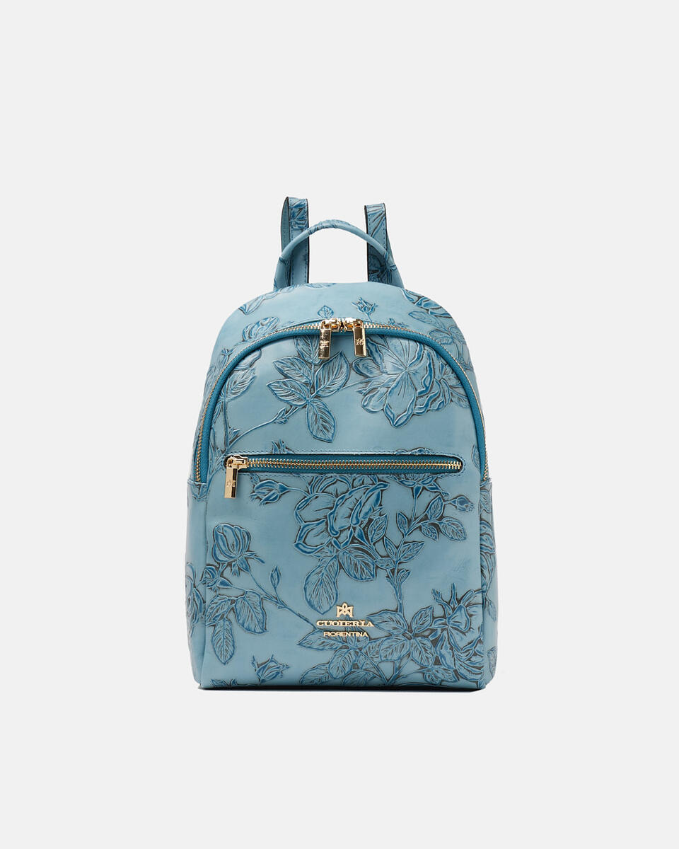 Small backpack Light blue  - Bags And Backpacks - Travel - Cuoieria Fiorentina