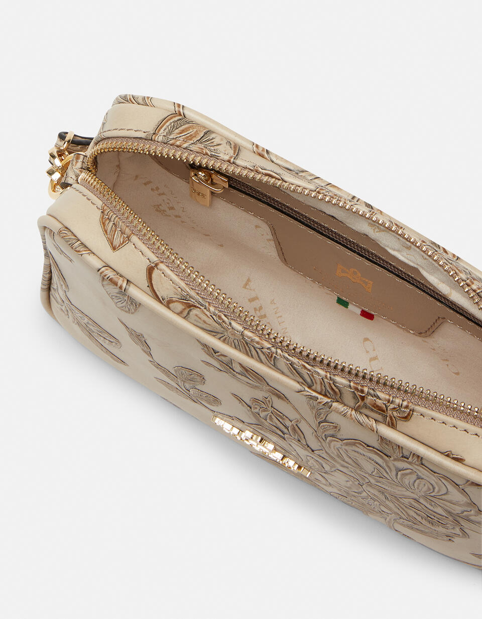 Mimì mini shoulder bag convertibile con doppia bandoliera TAUPE  - Tracolla - Borse Donna - Borse - Cuoieria Fiorentina