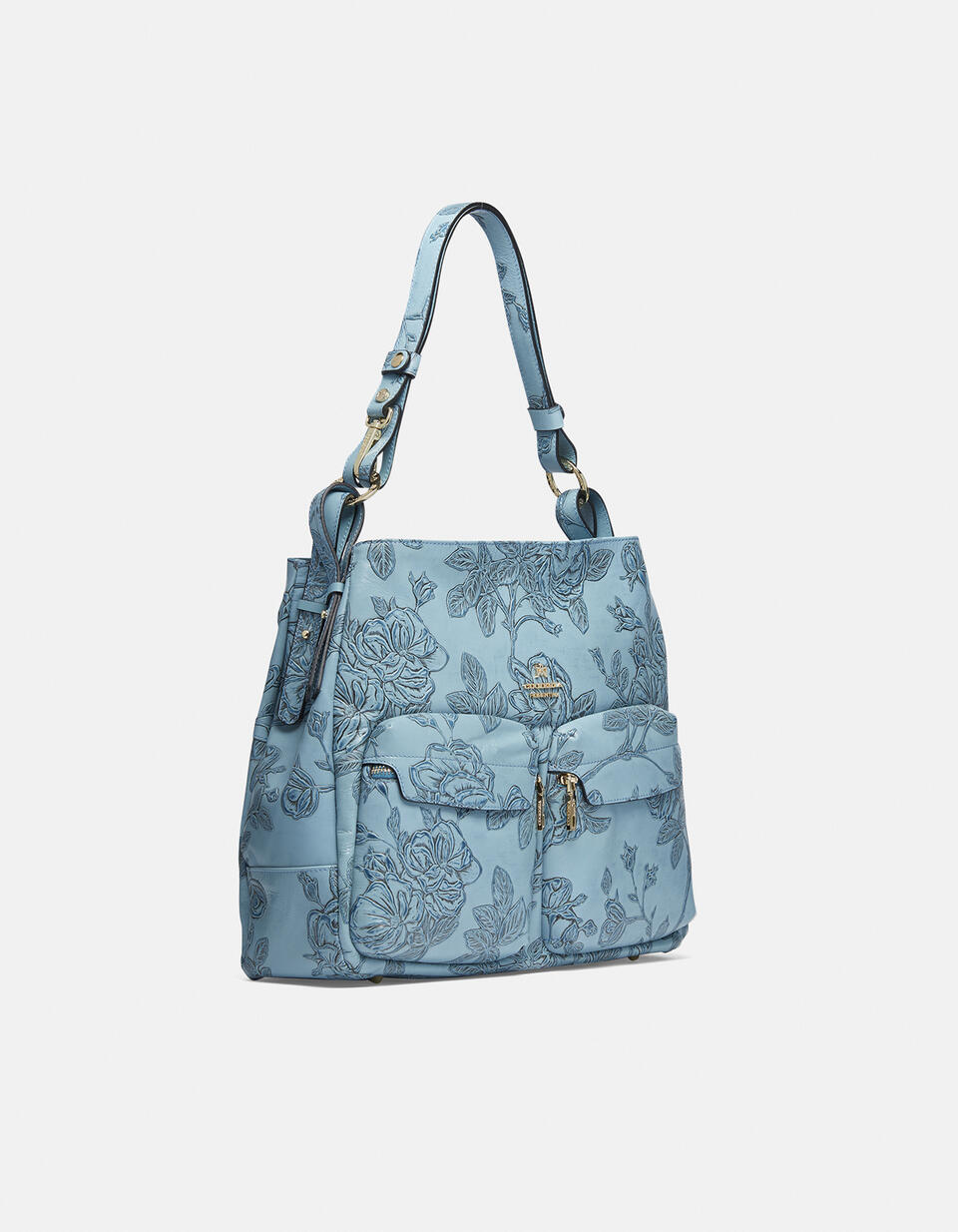 Large bag with shoulder strap - Shoulder Bags - WOMEN'S BAGS | bags Mimì CELESTE - Shoulder Bags - WOMEN'S BAGS | bagsCuoieria Fiorentina