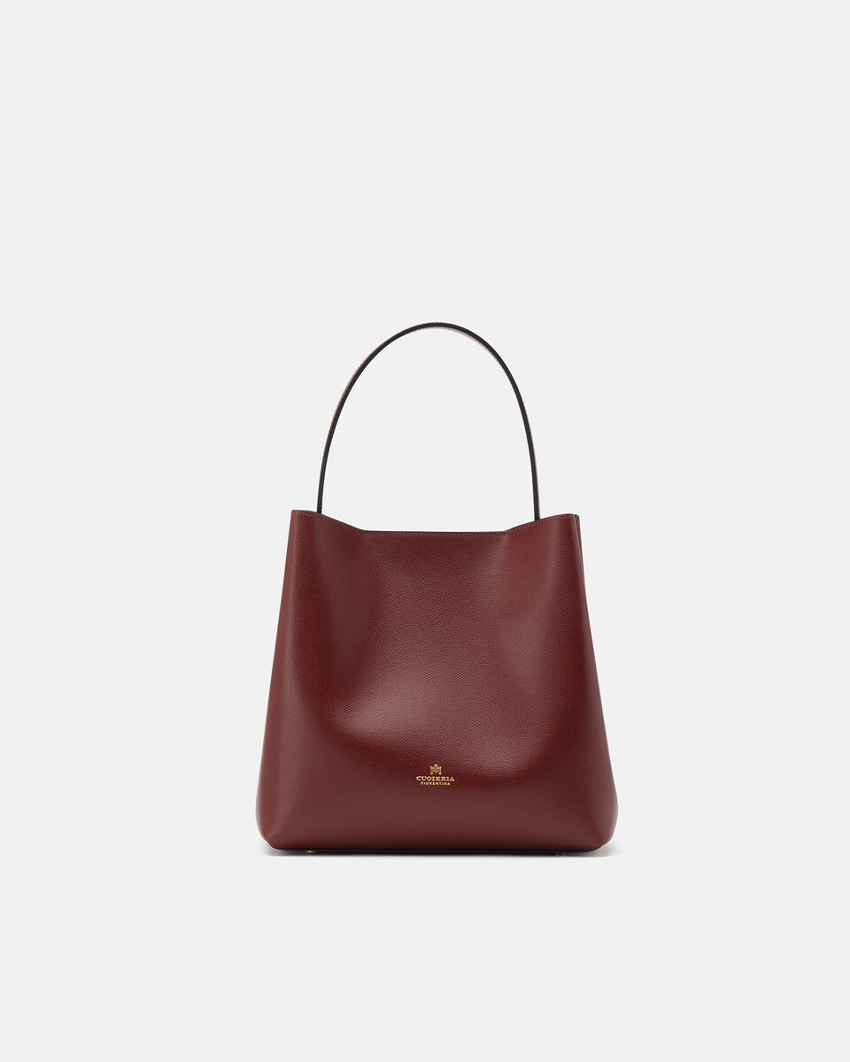 Bucket bag Bordeaux  - Bucket Bags - Women's Bags - Bags - Cuoieria Fiorentina