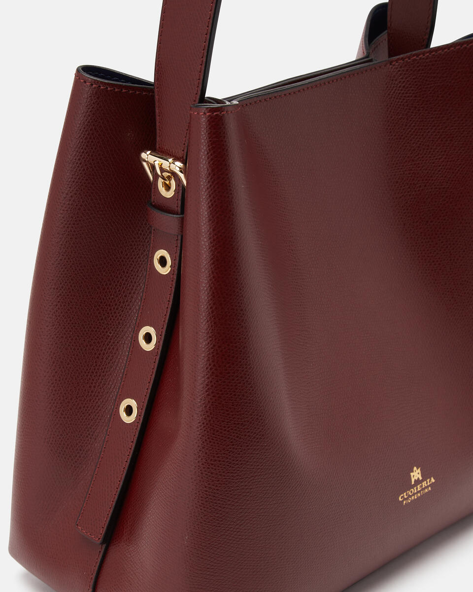 Bucket bag Bordeaux  - Bucket Bags - Women's Bags - Bags - Cuoieria Fiorentina