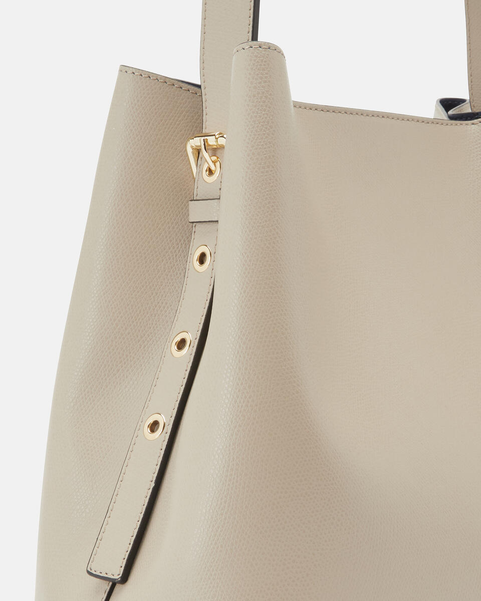 Bucket bag Taupe  - Bucket Bags - Women's Bags - Bags - Cuoieria Fiorentina