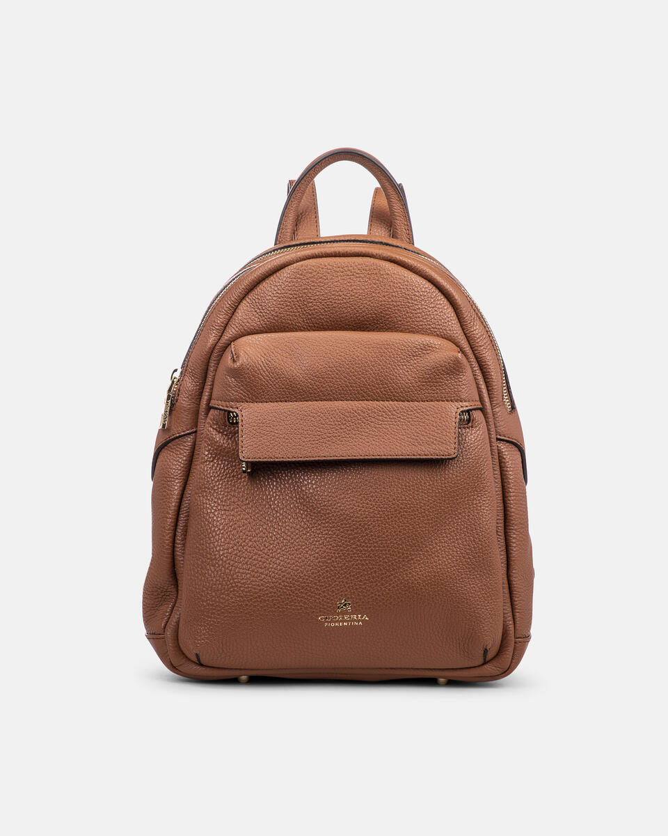 Backpack CARAMEL  - Backpacks & Toiletry Bag - Travel Bags - Cuoieria Fiorentina