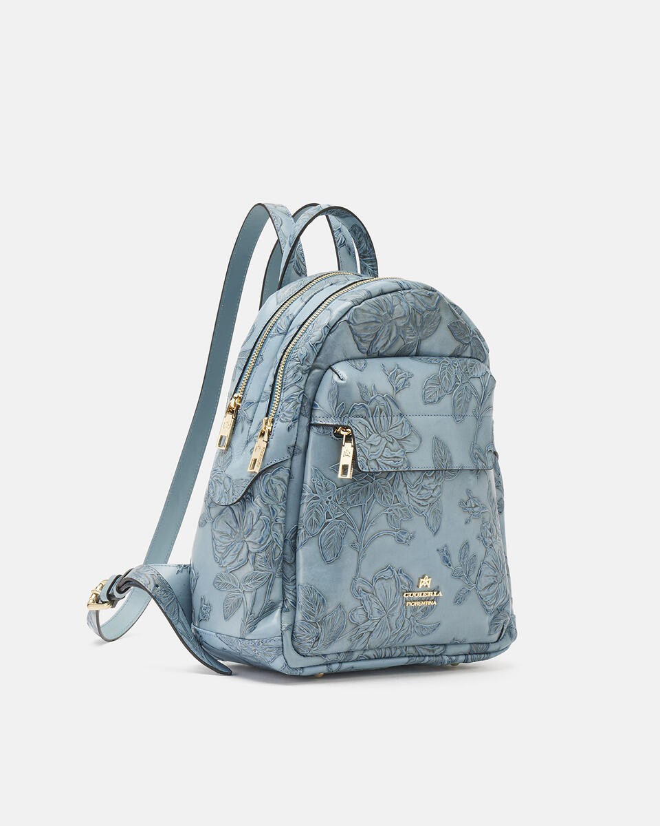 Backpack Light blue  - Bags And Backpacks - Travel - Cuoieria Fiorentina