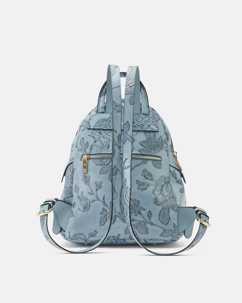 Backpack Light blue  - Bags And Backpacks - Travel - Cuoieria Fiorentina