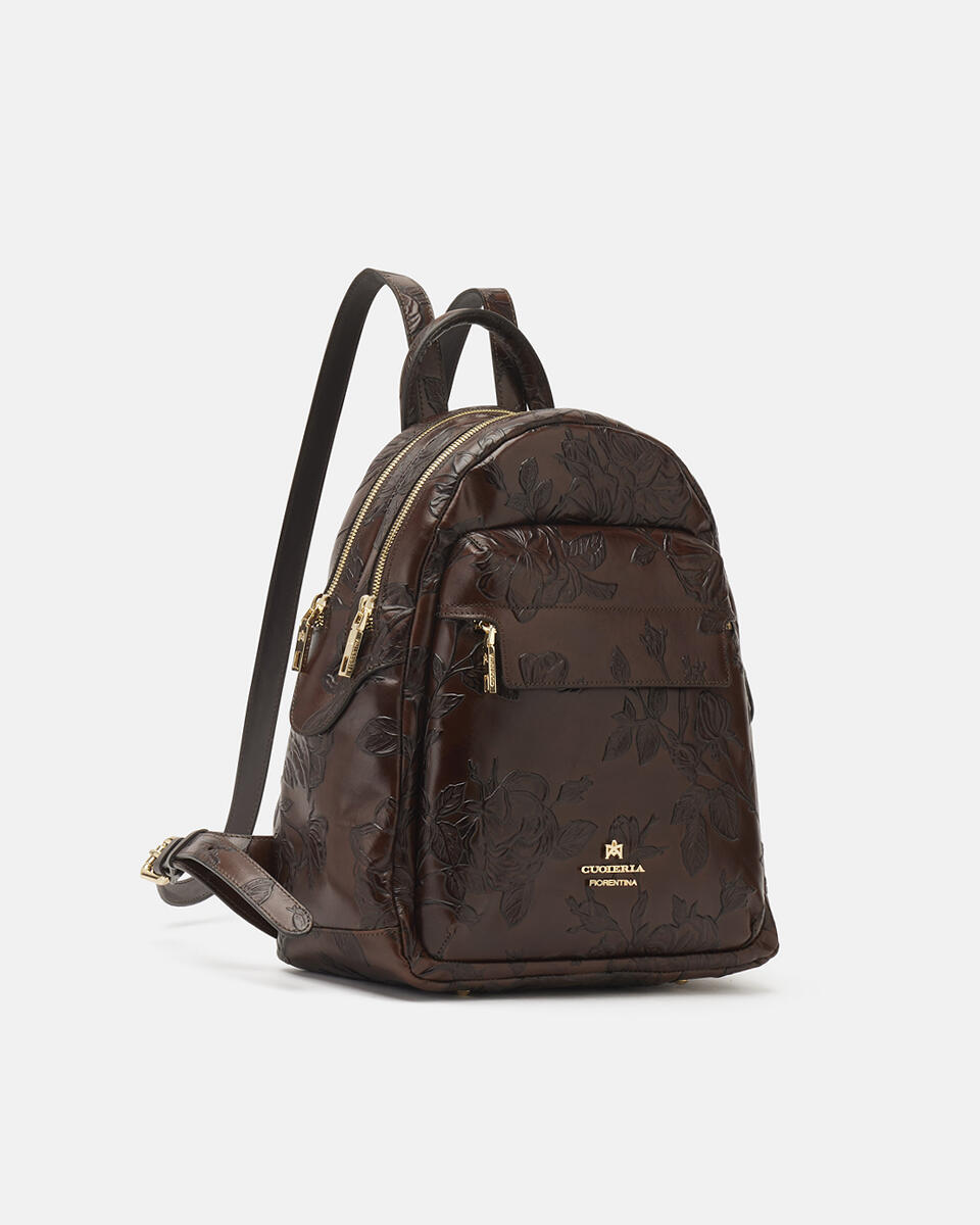 Backpack Mahogany  - Bags And Backpacks - Travel - Cuoieria Fiorentina