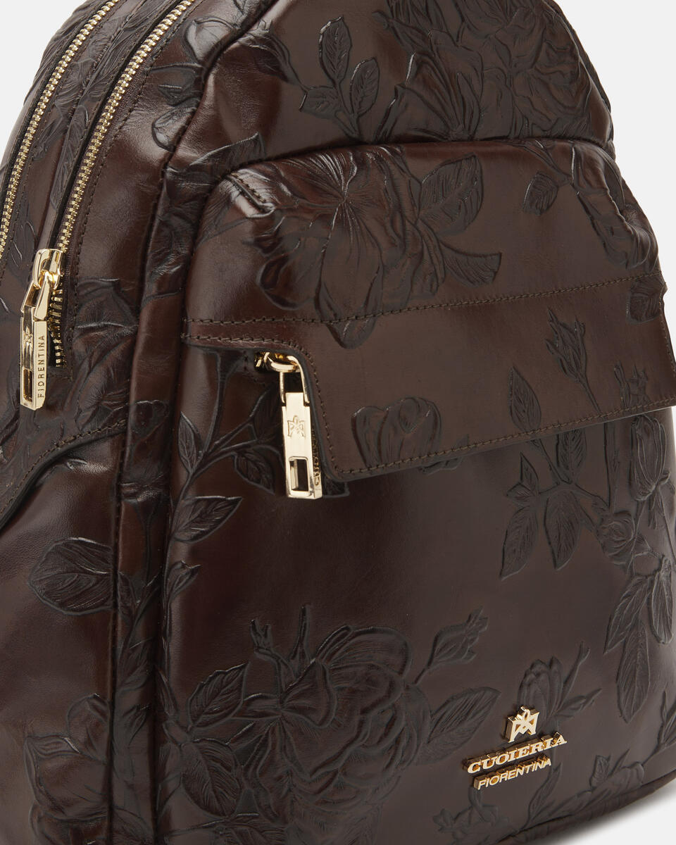 Backpack Mahogany  - Bags And Backpacks - Travel - Cuoieria Fiorentina