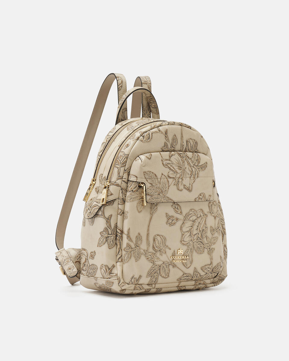 Backpack Taupe  - Bags And Backpacks - Travel - Cuoieria Fiorentina