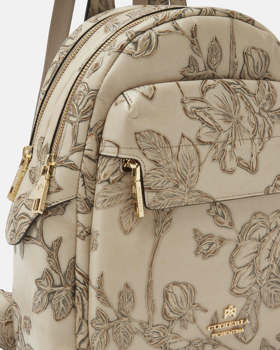 Backpack Taupe  - Bags And Backpacks - Travel - Cuoieria Fiorentina