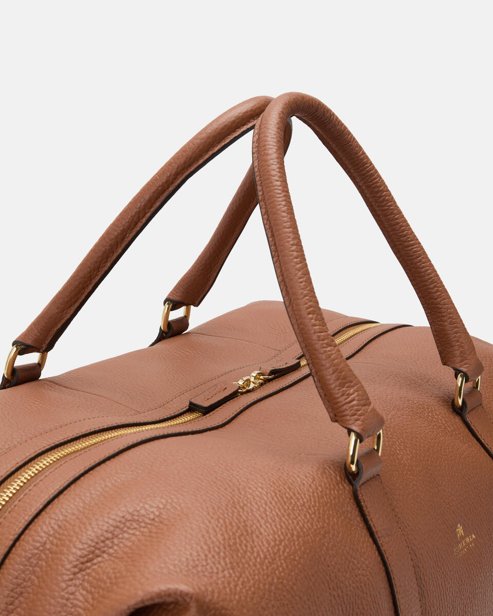 Weekender Caramel  - Bags And Backpacks - Travel - Cuoieria Fiorentina