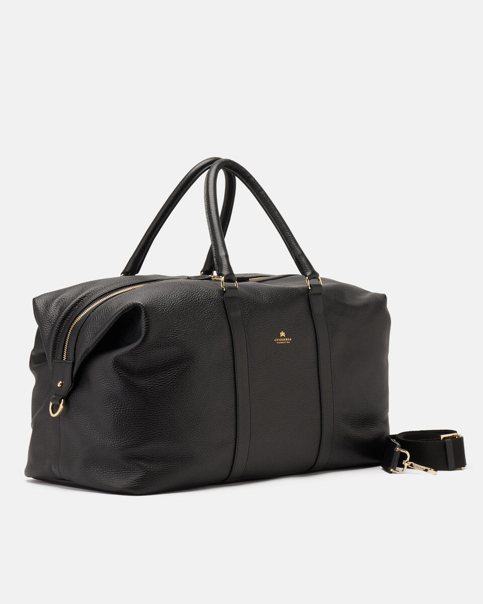 Weekender Black  - Bags And Backpacks - Travel - Cuoieria Fiorentina