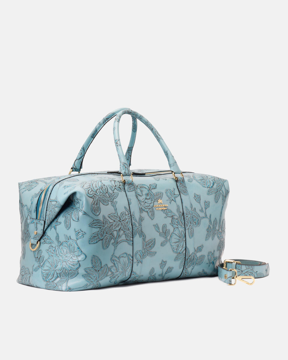 Weekender Light blue  - Cuoieria Fiorentina