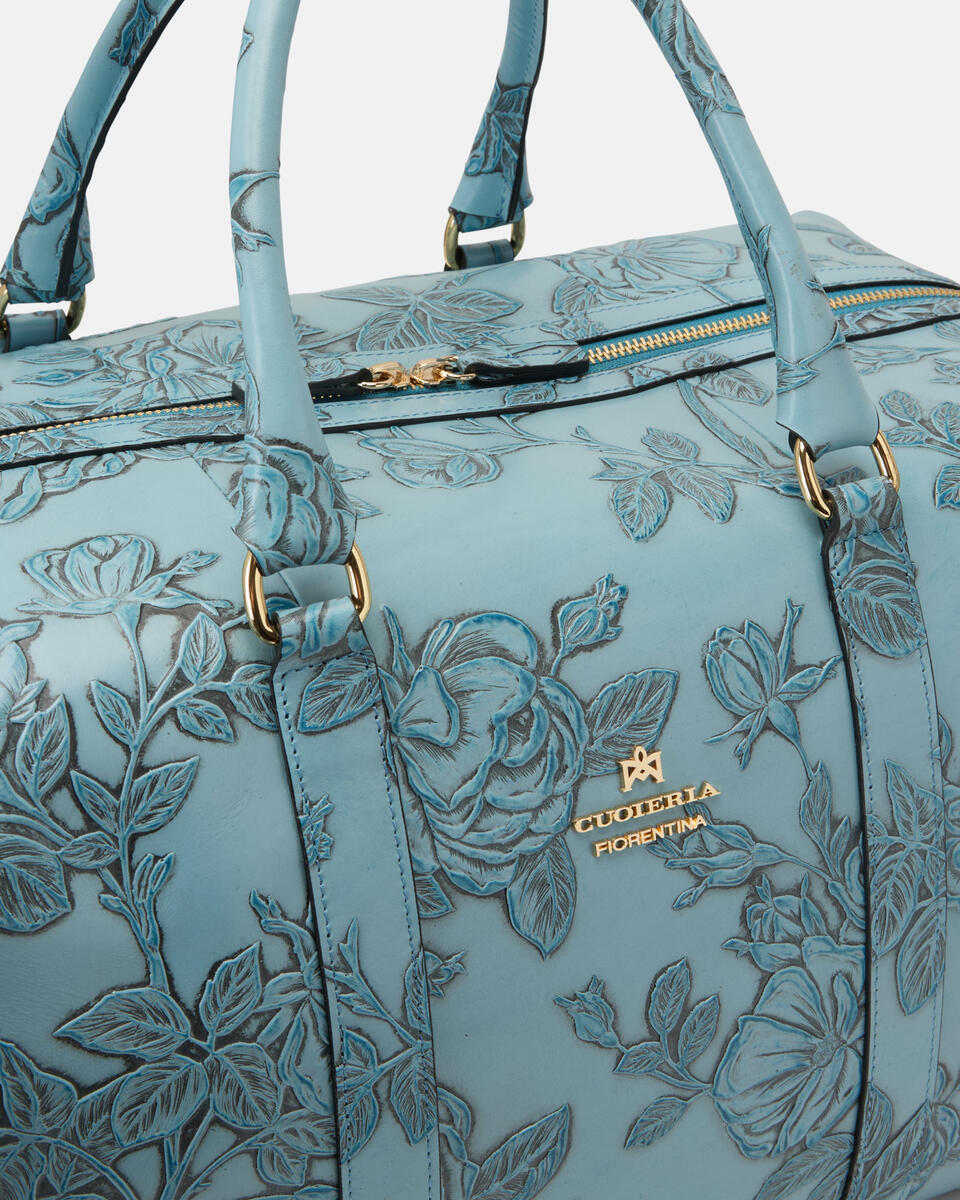 Weekender Light blue  - Cuoieria Fiorentina