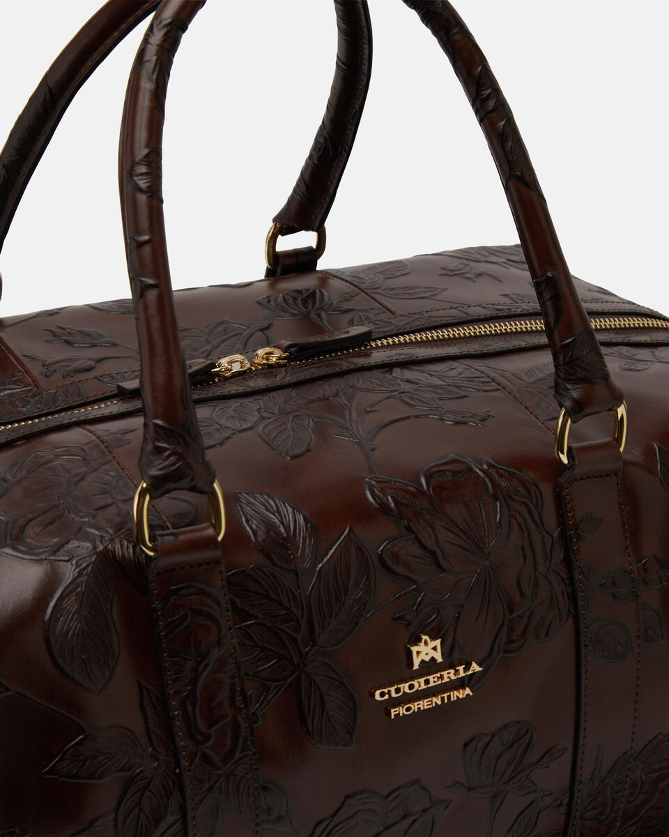 Weekender Mahogany  - Bags And Backpacks - Travel - Cuoieria Fiorentina