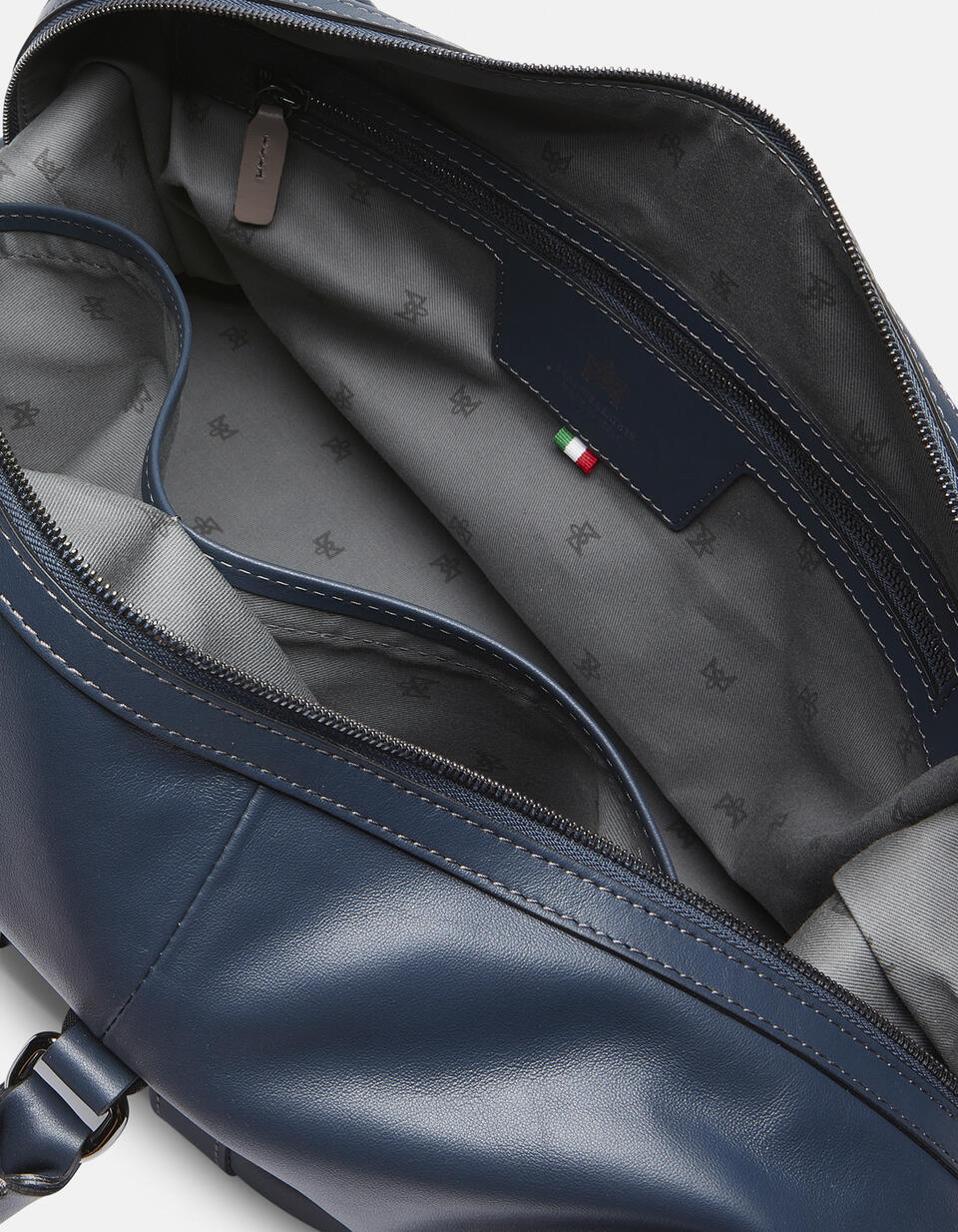 Weekender BLUTAUPE  - Luggage - Travel Bags - Cuoieria Fiorentina