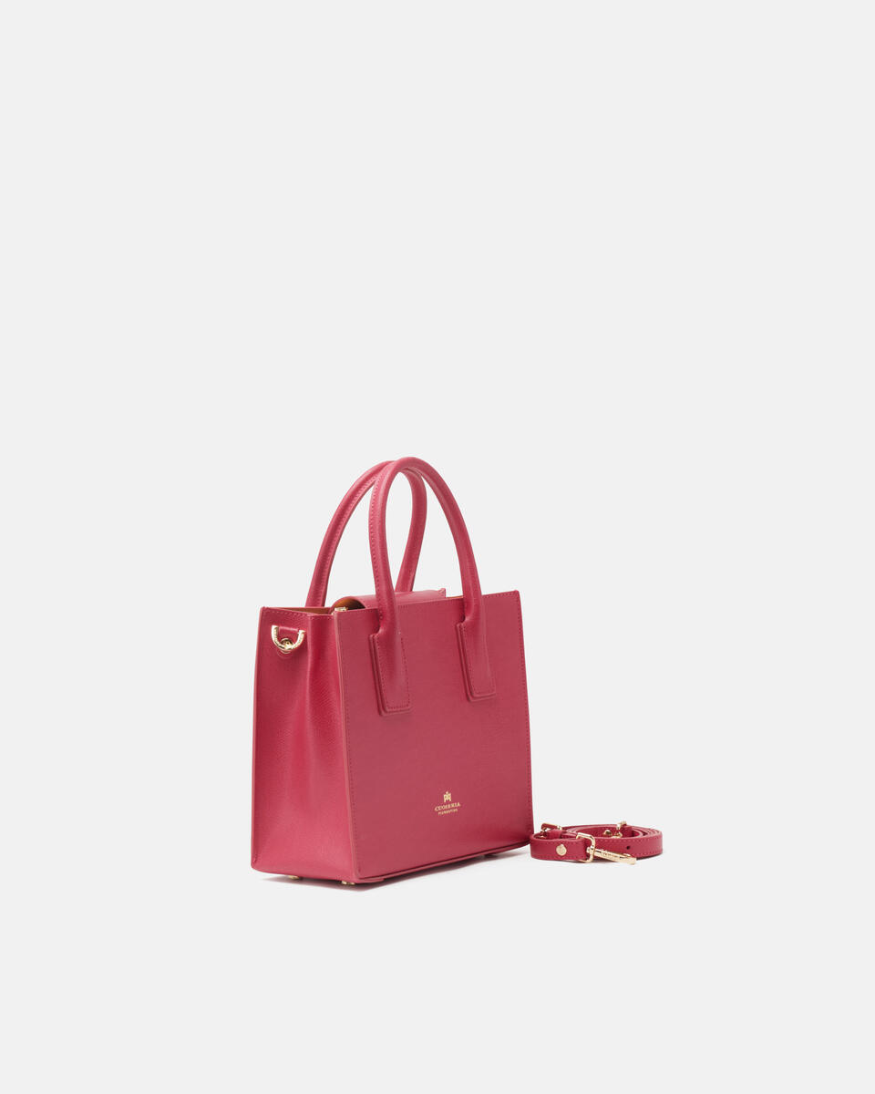 Alice small tote bag squadrata Fucsia  - Tote Bag - Borse Donna - Borse - Cuoieria Fiorentina