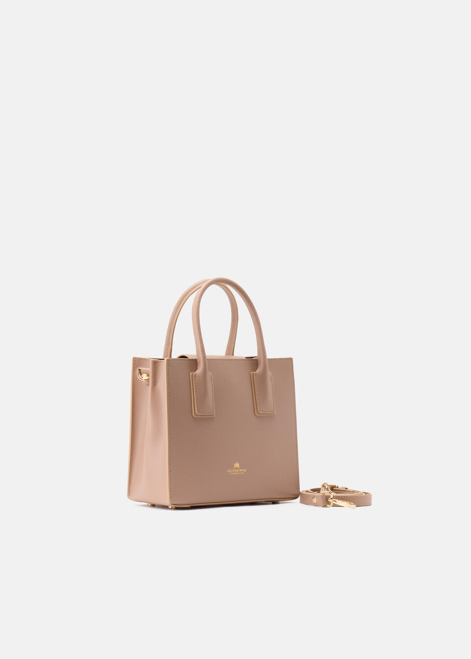 Alice small tote bag squadrata Nude  - Cuoieria Fiorentina