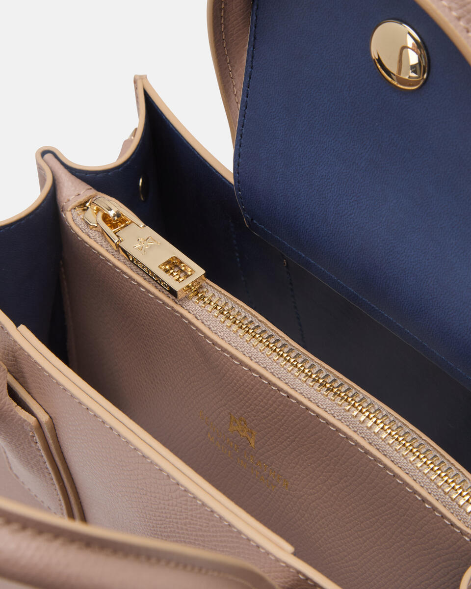 Alice small tote bag squadrata Nude  - Cuoieria Fiorentina