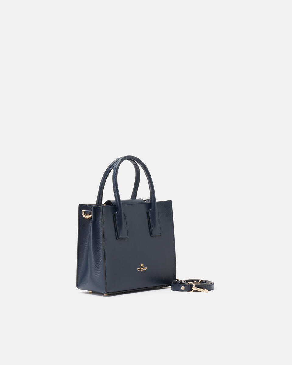 Small tote bag Navy  - Tote Bag - Women's Bags - Bags - Cuoieria Fiorentina