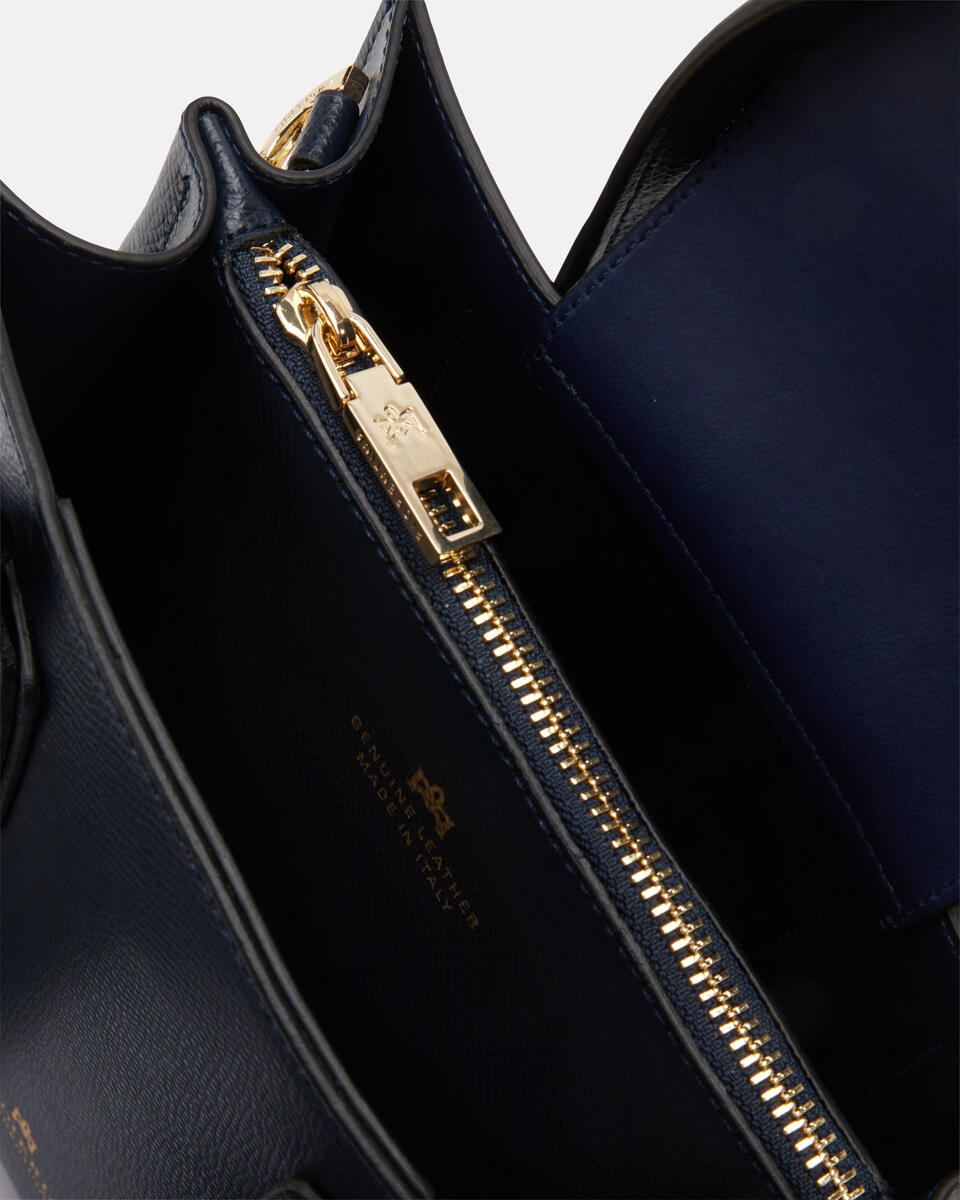 Small tote bag Navy  - Tote Bag - Women's Bags - Bags - Cuoieria Fiorentina