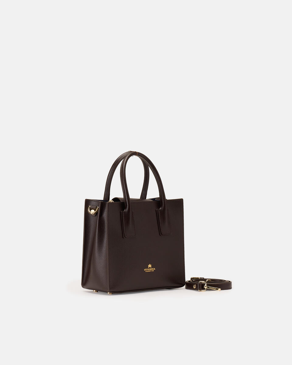 Small tote bag Dark brown  - Tote Bag - Women's Bags - Bags - Cuoieria Fiorentina