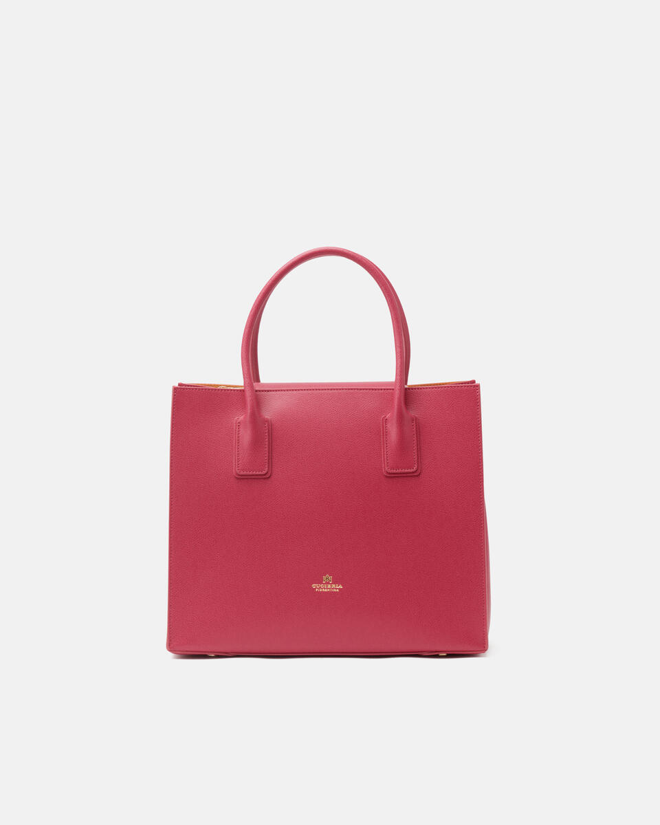 Alice medium tote bag squadrata Fucsia  - Tote Bag - Borse Donna - Borse - Cuoieria Fiorentina